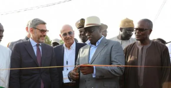 Inauguration de la centrale solaire de Sakal réalisée par Kima Afrique